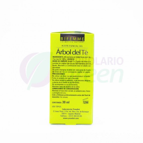 Aceite de arbol de té 30 ml Ynsadiet