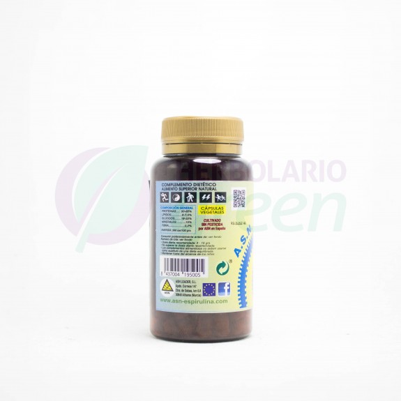 Espirulina 80gr 100 Capsulas ASN