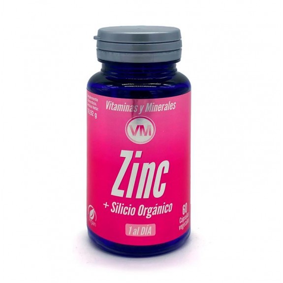 Zinc+Silicio organico 60 capsulas