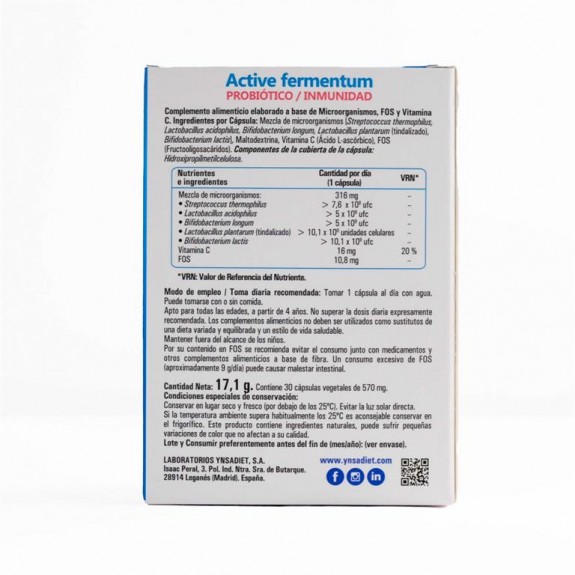 Active Fermentum Inmunidad 30 capsulas Zentrum