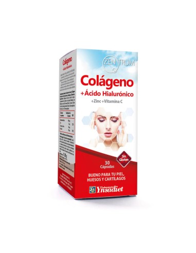 Colágeno con Acido Hialurónico 30 capsulas Nutriox