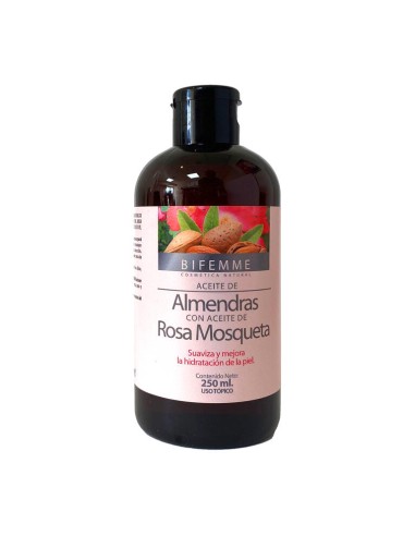 Aceite de Almendra con rosa mosqueta 250ml Bifemme
