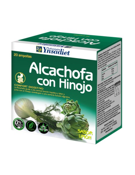 Alcachofa con Hinojo 20 ampollas Ynsadiet
