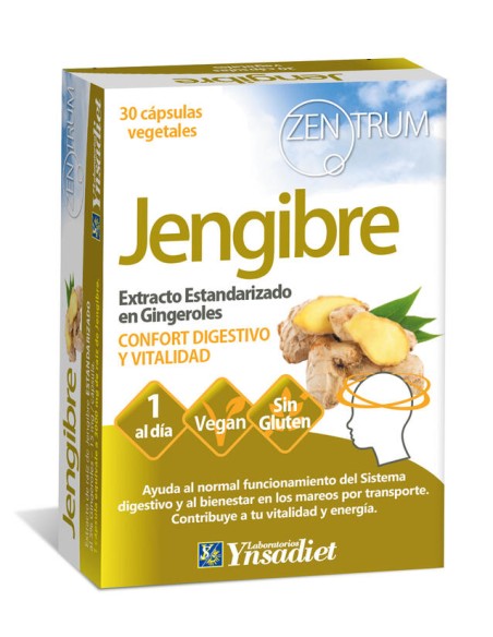 Jengibre 30 capsulas Zentrum