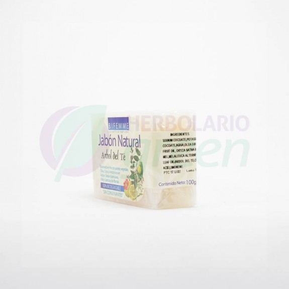 Jabón Natural Árbol de Té 100gr Ynsadiet