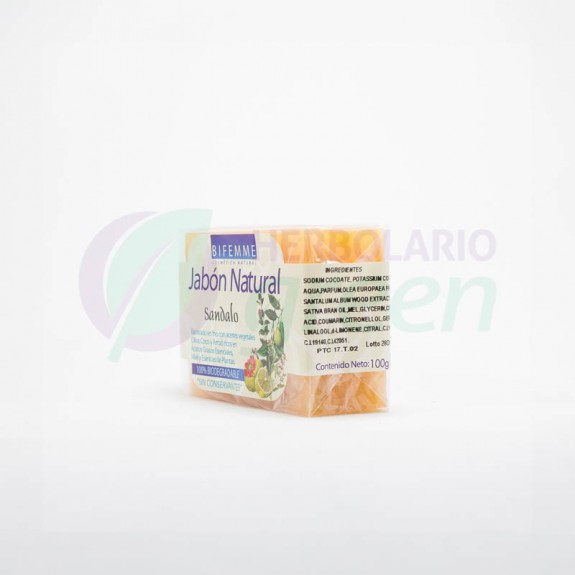 Jabón Natural Sándalo 100gr Ynsadiet