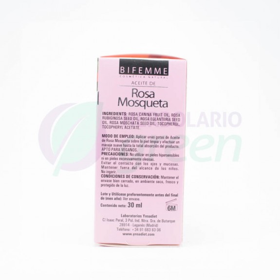 Aceite de Rosa Mosqueta 30ml Bifemme