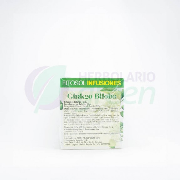 Ginkgo Biloba 20 flitros Fitosol