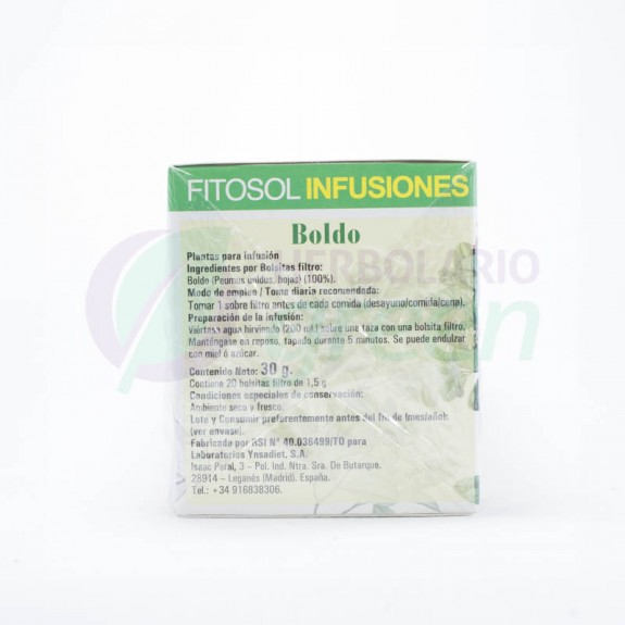 Boldo 20 filtros Ynsadiet