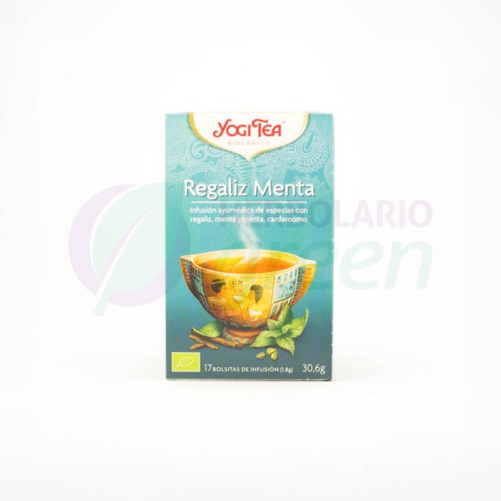 Infusion Regaliz Menta 17 filtros Yogi Tea
