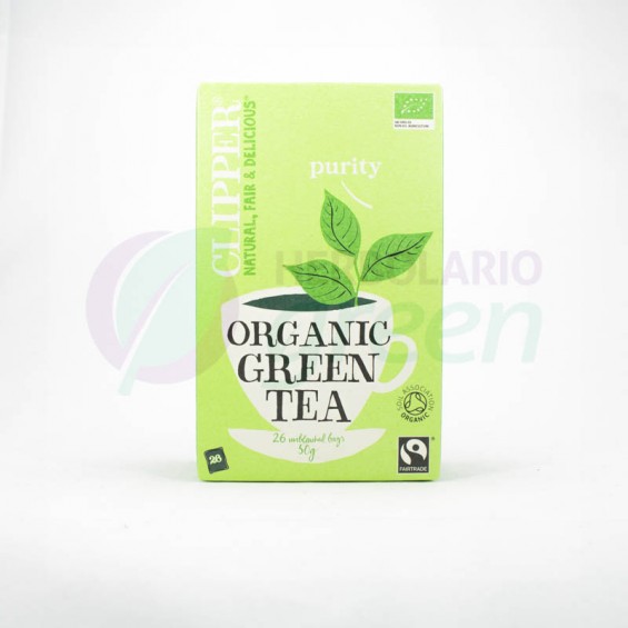 Infusion Organic Green Tea 26 filtros Clipper