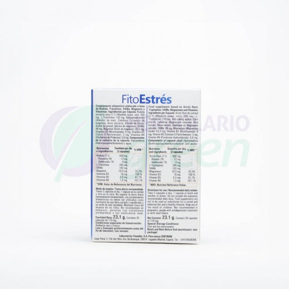 Fito estrés 30 capsulas Zentrum